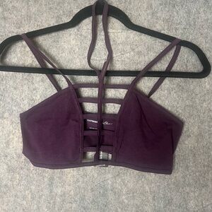 Express One Eleven Women Size Medium strappy purple NWT‎ wireless bralette